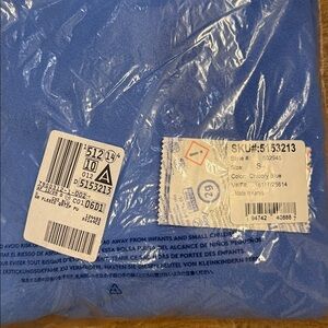 Lands' End Blue Quarter Zip Pullover Fleece Top Women's Small NWT